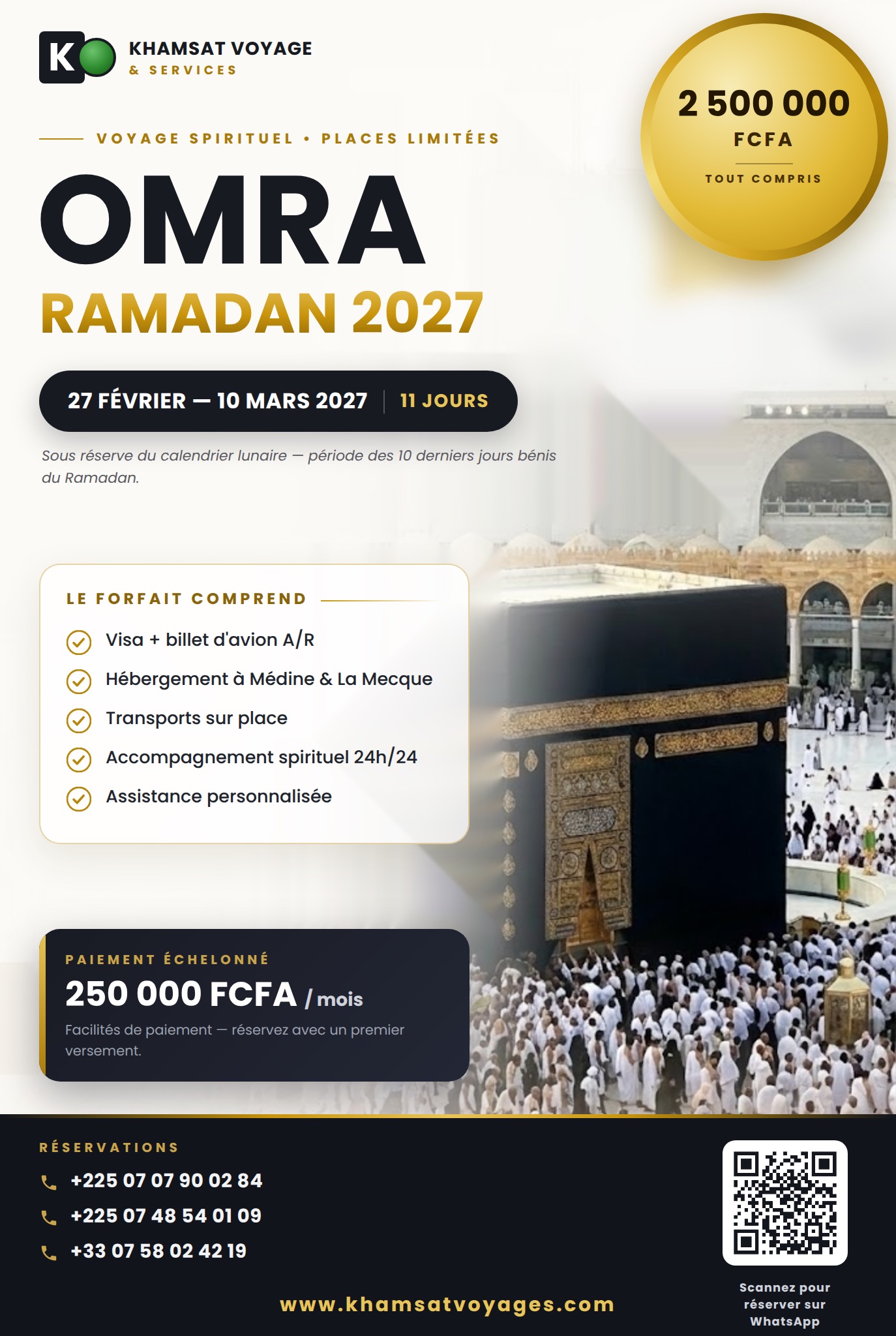 Omra Ramadan 2027
